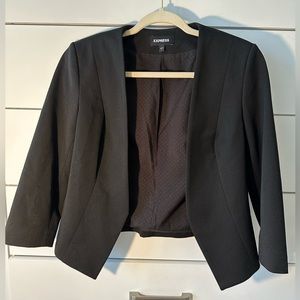 Express - Black Asymmetrical Blazer